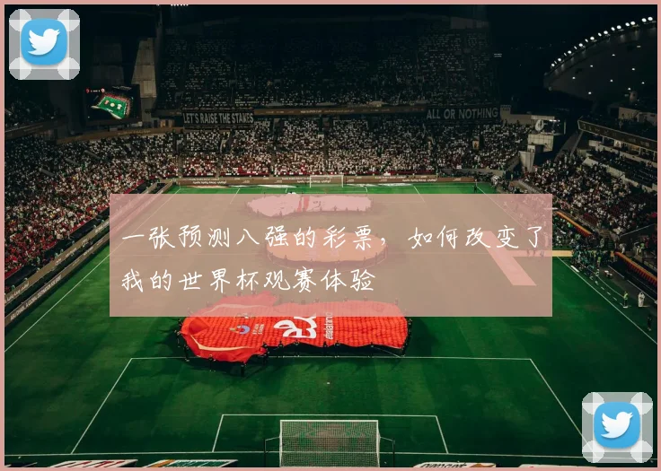 一张预测八强的彩票，如何改变了我的世界杯观赛体验