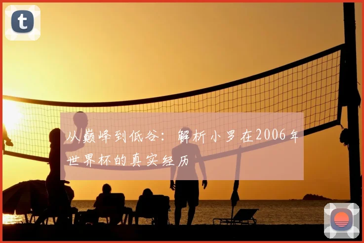 从巅峰到低谷：解析小罗在2006年世界杯的真实经历